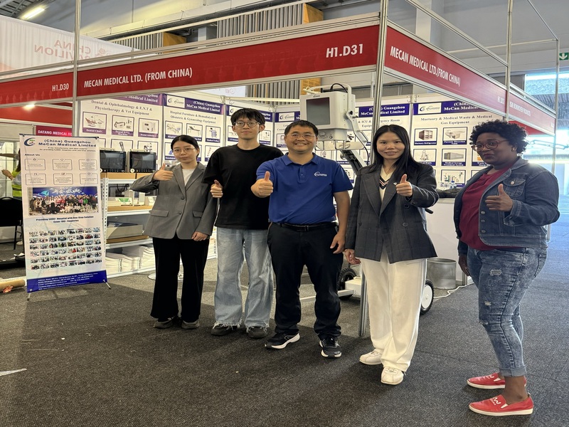 MeCanMed team at the 2024 South Africa medical equipment exhibition.