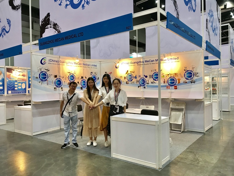 MeCanMed team at the 2019 Thailand medical equipment exhibition.