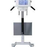 High-frequency portable X-ray machine with integrated digital console by manufacturer MeCan Medical.