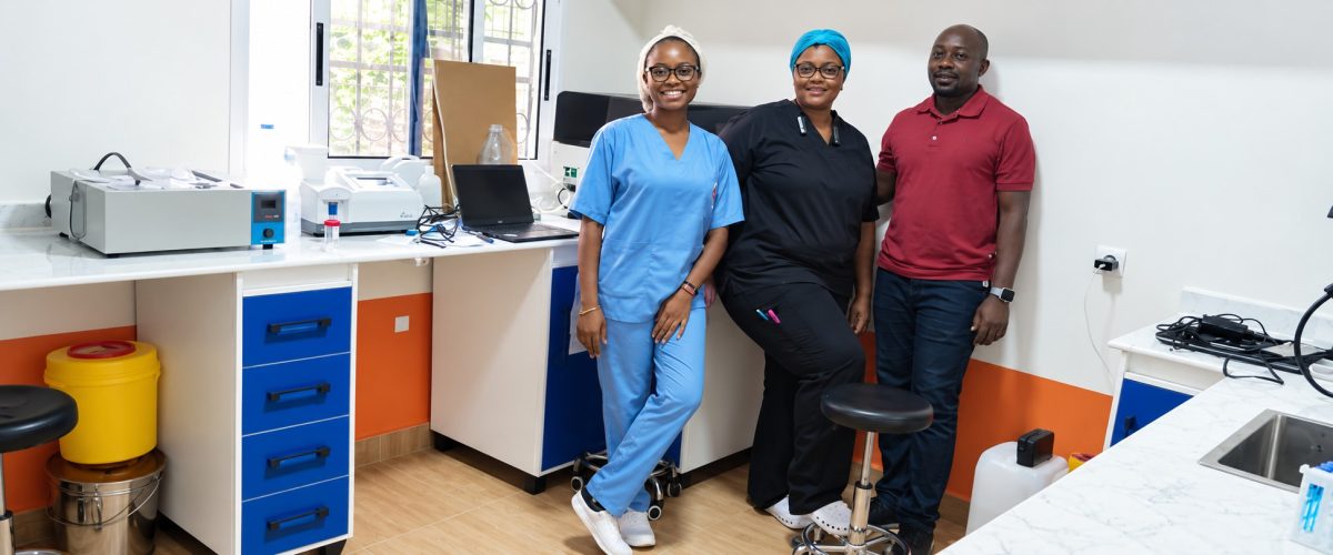Medical laboratory equipment supplied for a multi-department hospital project in Cameroon